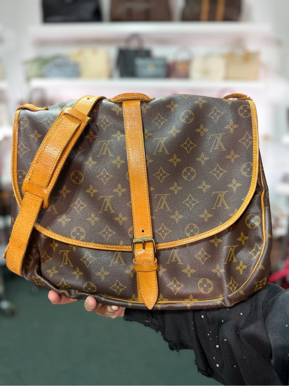 LV Monogram Double Sided Crossbody